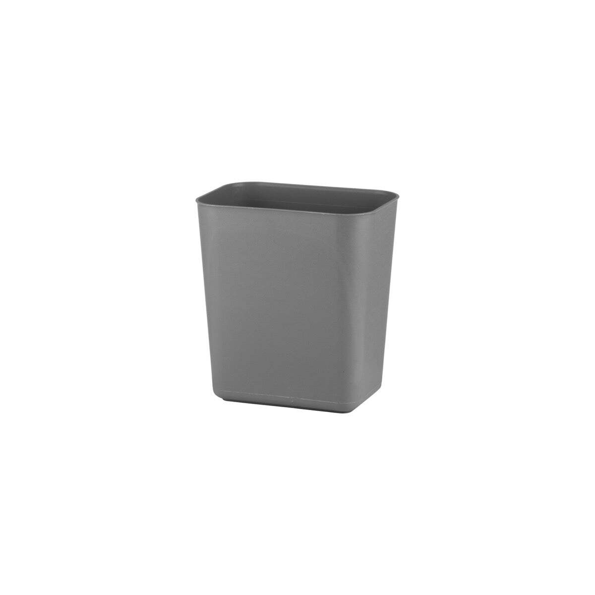 Jiwins Fire Resistant Trash Can Grey PP 240x168x265mm 8Lt