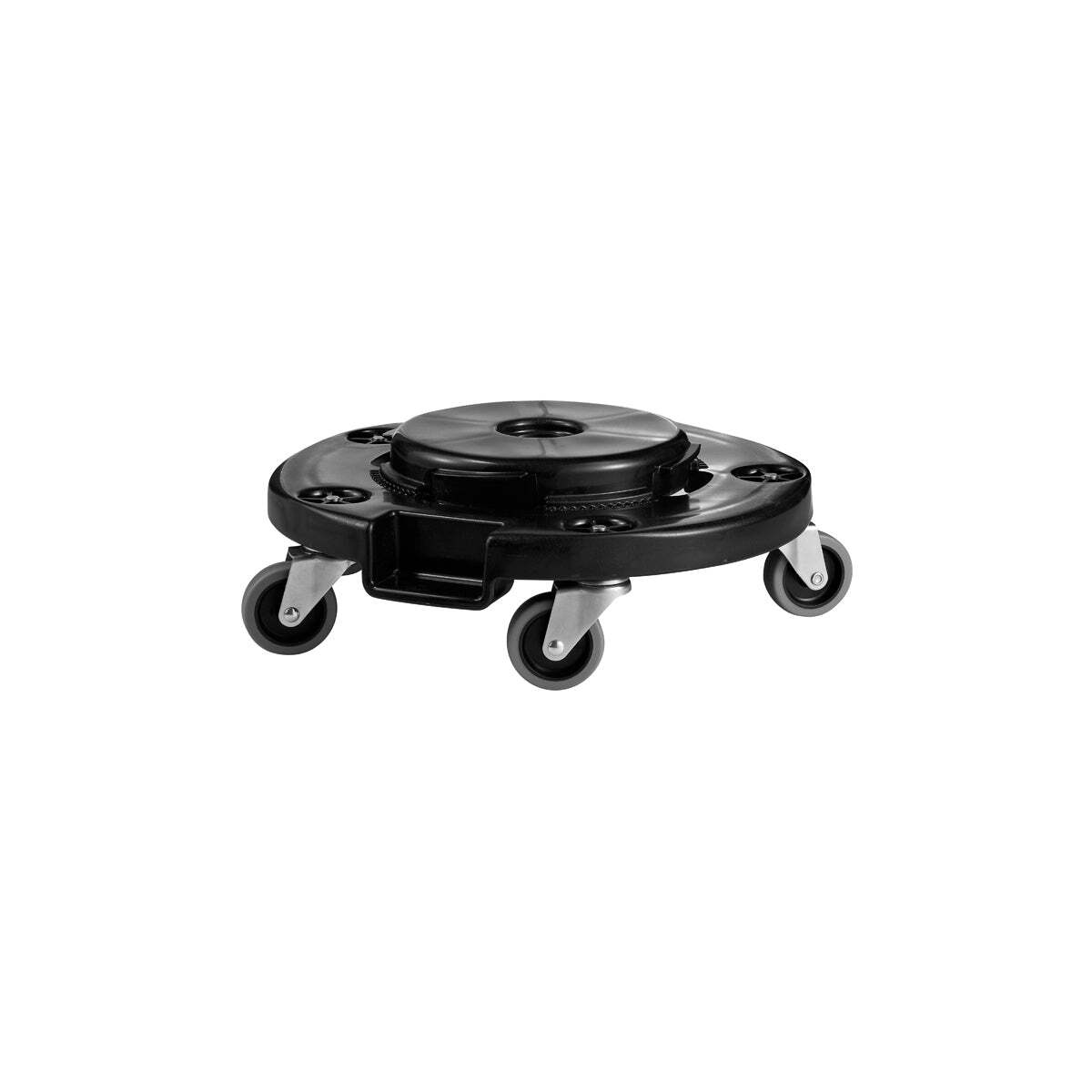 Jiwins Round Dolly For 75/121/166/208Lt Black Pe 460x164mm