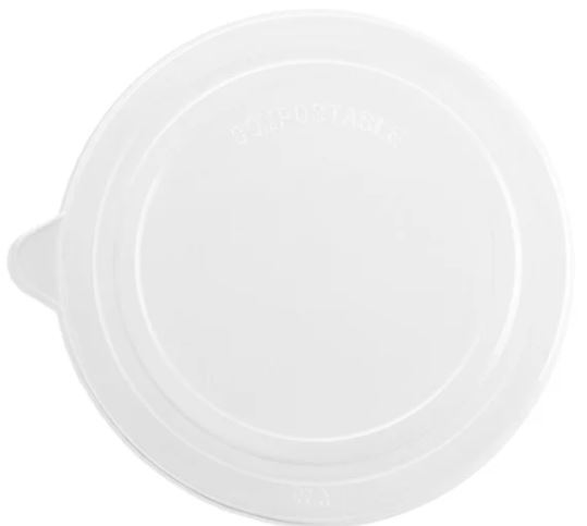 Round PLA Lid - Clear - 150 Series - COLD PRODUCT ONLY