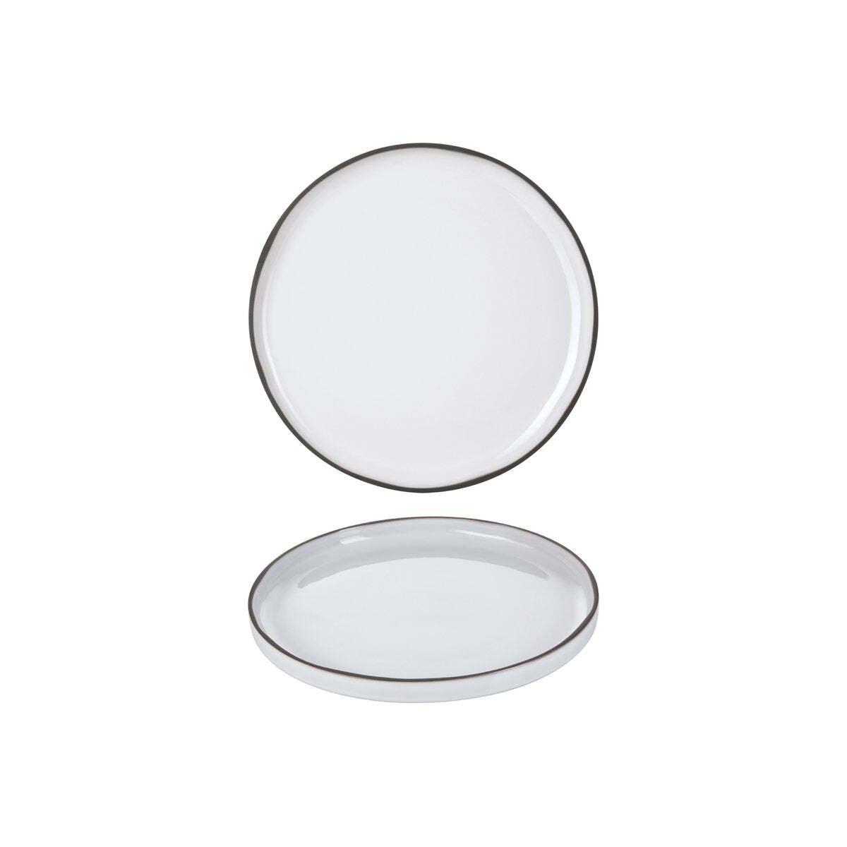 Revol Caractere Round Plate 260mm White Cumulus