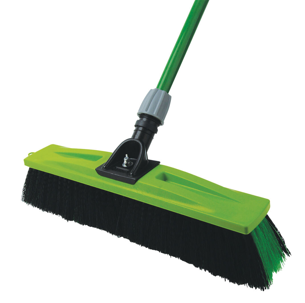 Sabco All-Purpose Bristle 600mm Broom With Handle