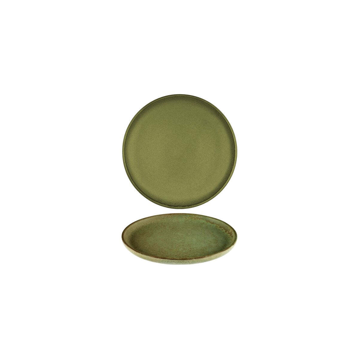 Serax Surface Round Bread Plate 160x15mm Camogreen