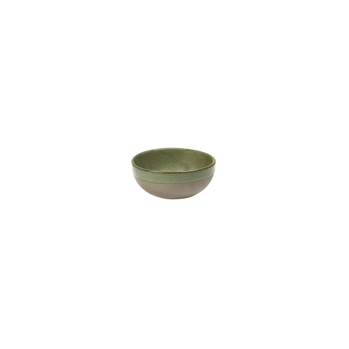 Serax Surface Small Round Bowl 90x40mm Grey/Camogreen