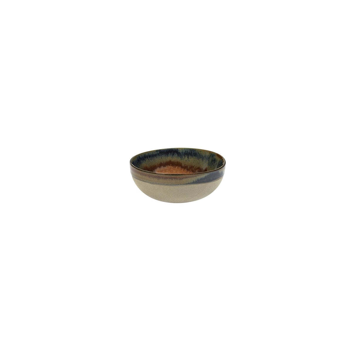 Serax Surface Medium Round Bowl 110x45mm Grey/Rusty Brown