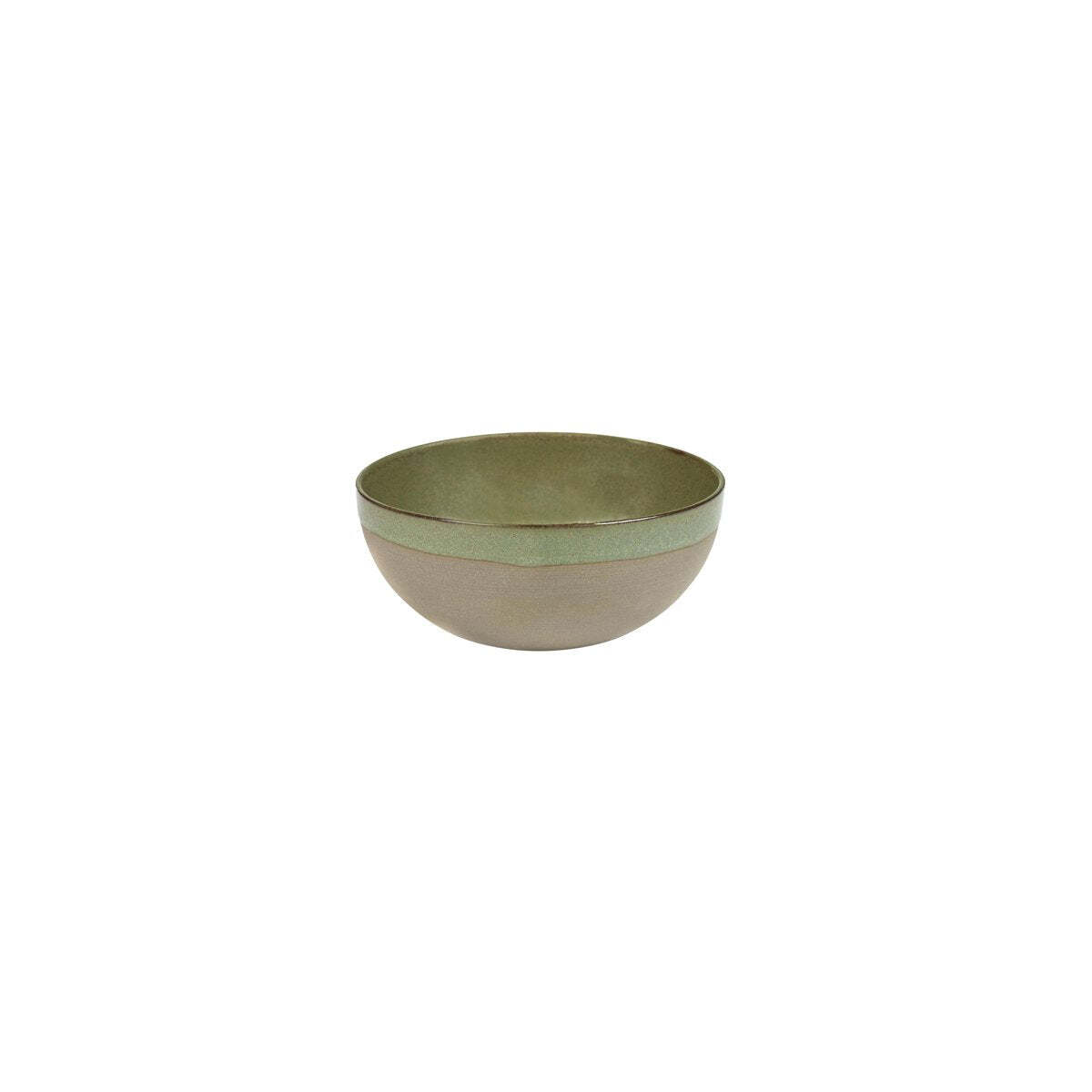 Serax Surface Small Round Bowl 150x65mm Camogreen