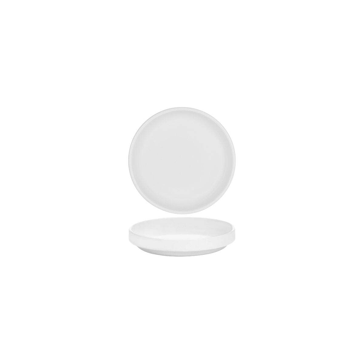 Serax Passe Partout Low Round Plate 140x25mm Matt White