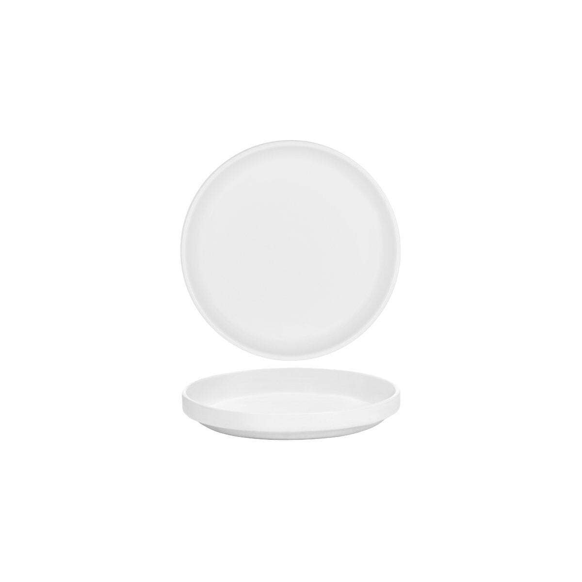 Serax Passe Partout Low Round Plate 180x25mm Matt White