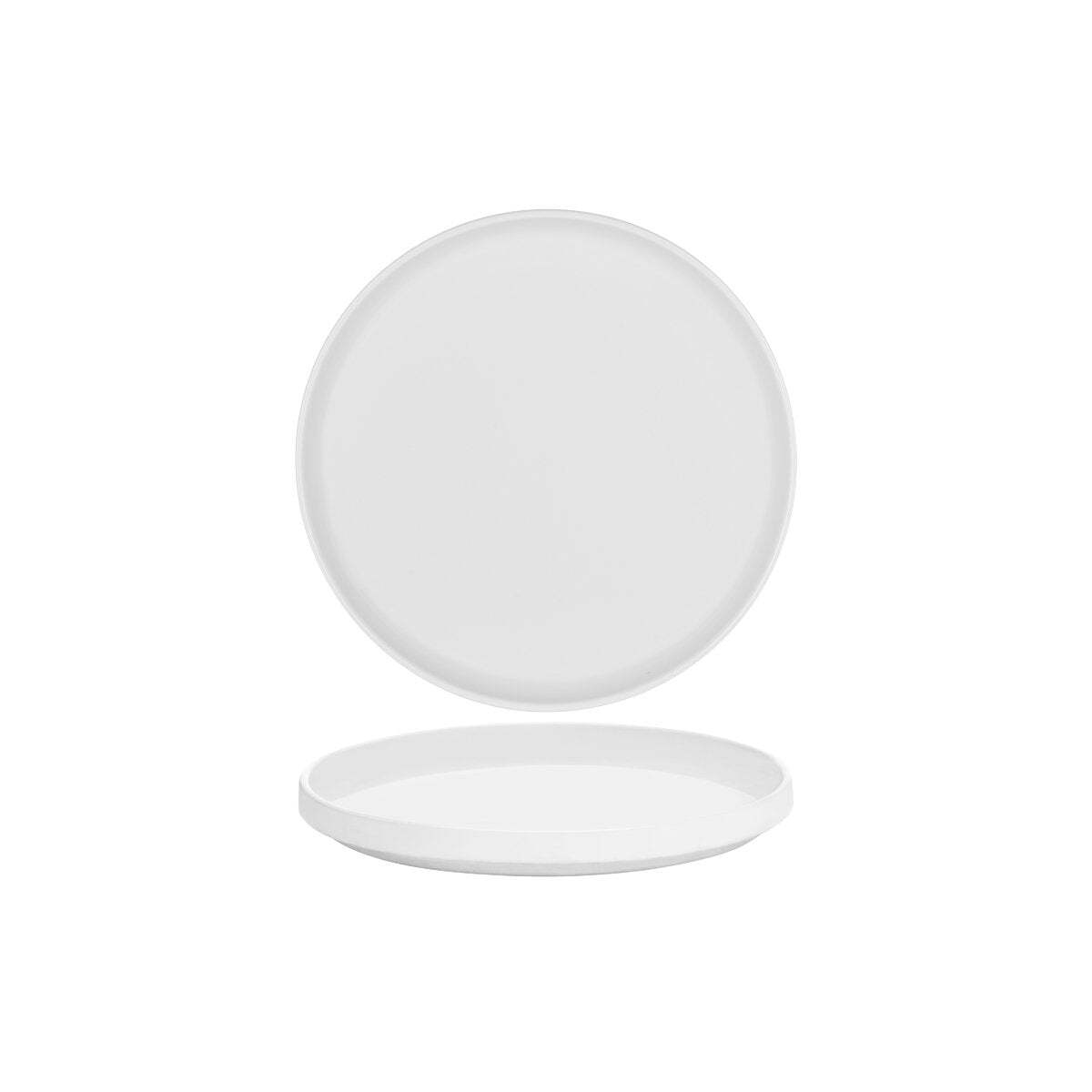 Serax Passe Partout Low Round Plate 220x25mm Matt White