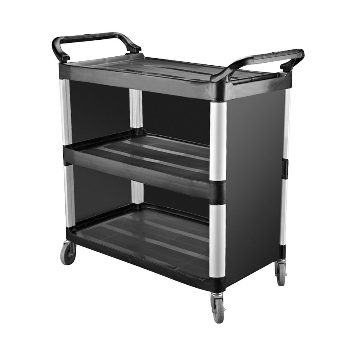 Utility Trolley-3 Shelf | Closed Sides | 845X430X950mm