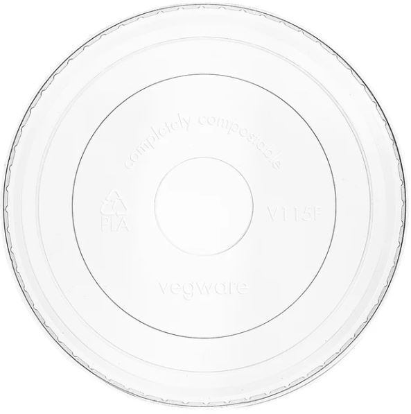 Flat PLA Cold Lid - Clear - 115 Series