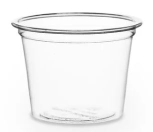 1oz (30ml) PLA Sauce Pot - Clear